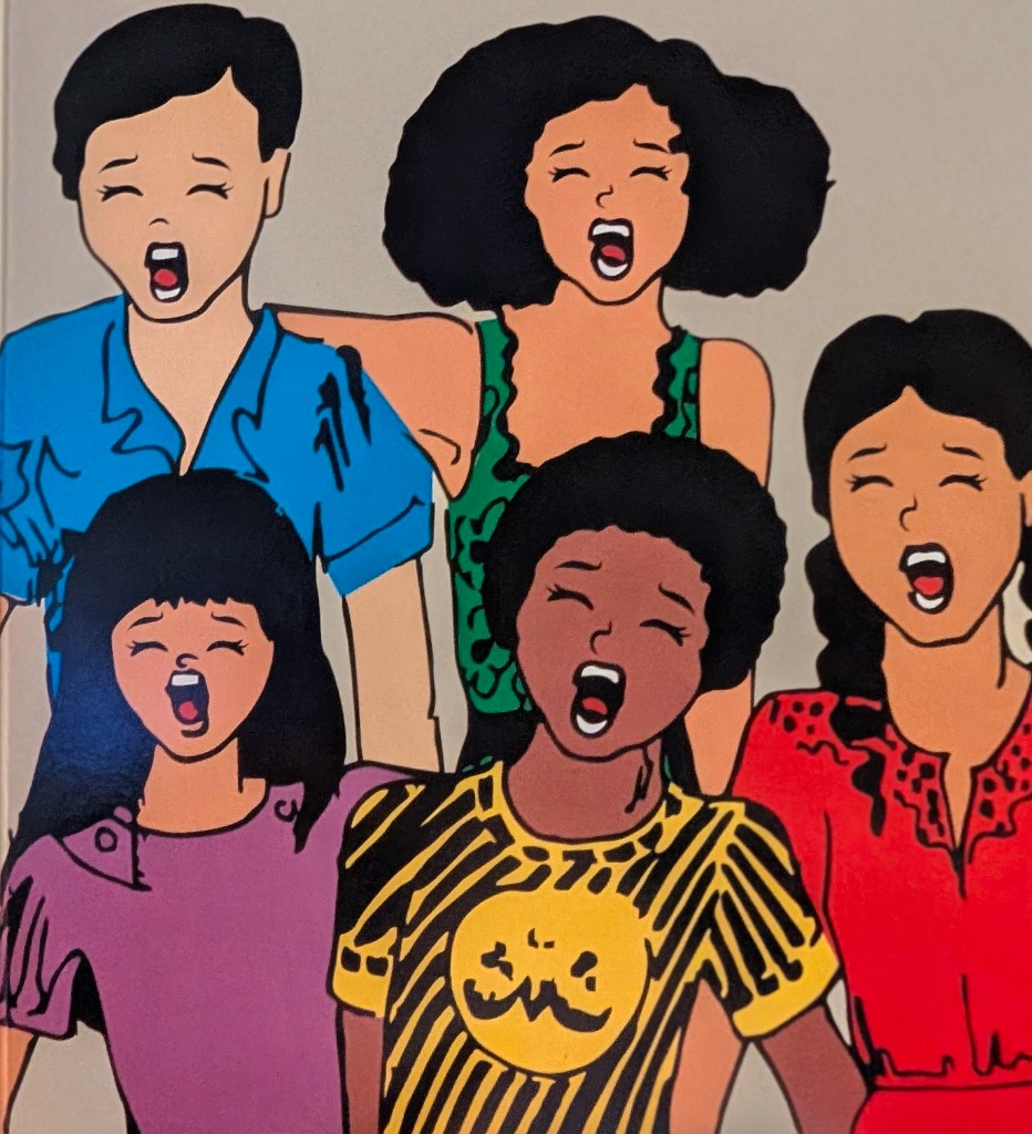 Traditional Surinamese choir performing folk songs from the Alonki collection